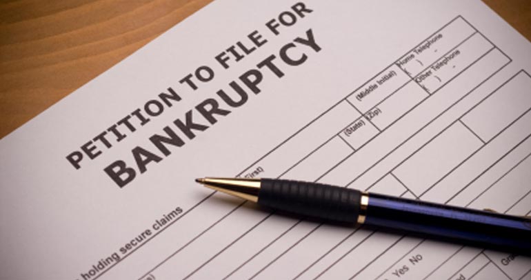 Filing for a bankruptcy petition in Tacoma, WA.